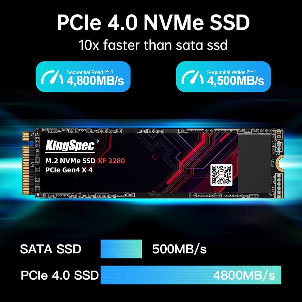 内蔵型SSD KingSpec 1000GB ssd Amazon.com: KingSpec SSD 1TB, M.2 NVMe Gen3x4 SSD 2280 - Up